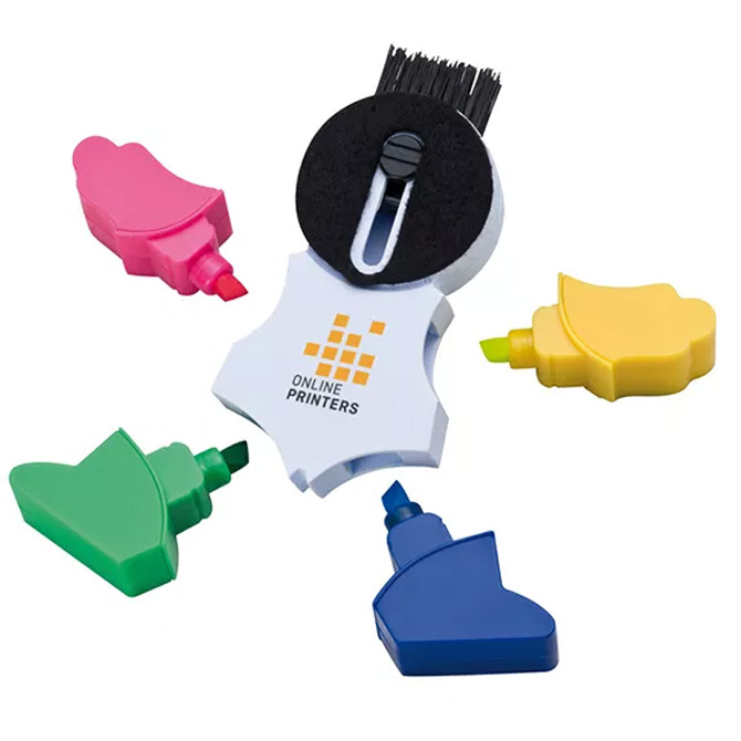 Evidenziatore 5in1 con spazzola per tast. Osasco