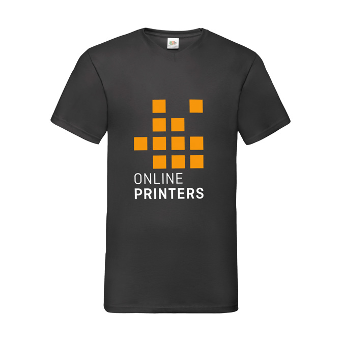T-shirt scollo a V Fruit of the Loom