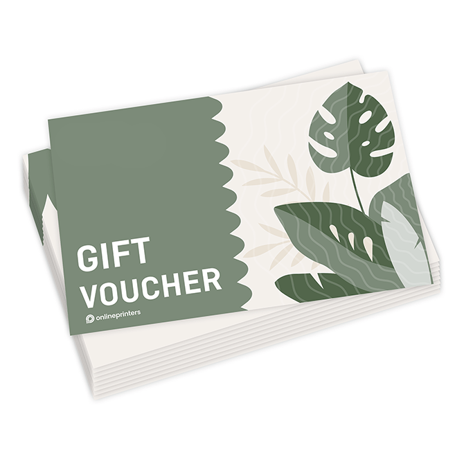 Carte semplici per buoni sconto