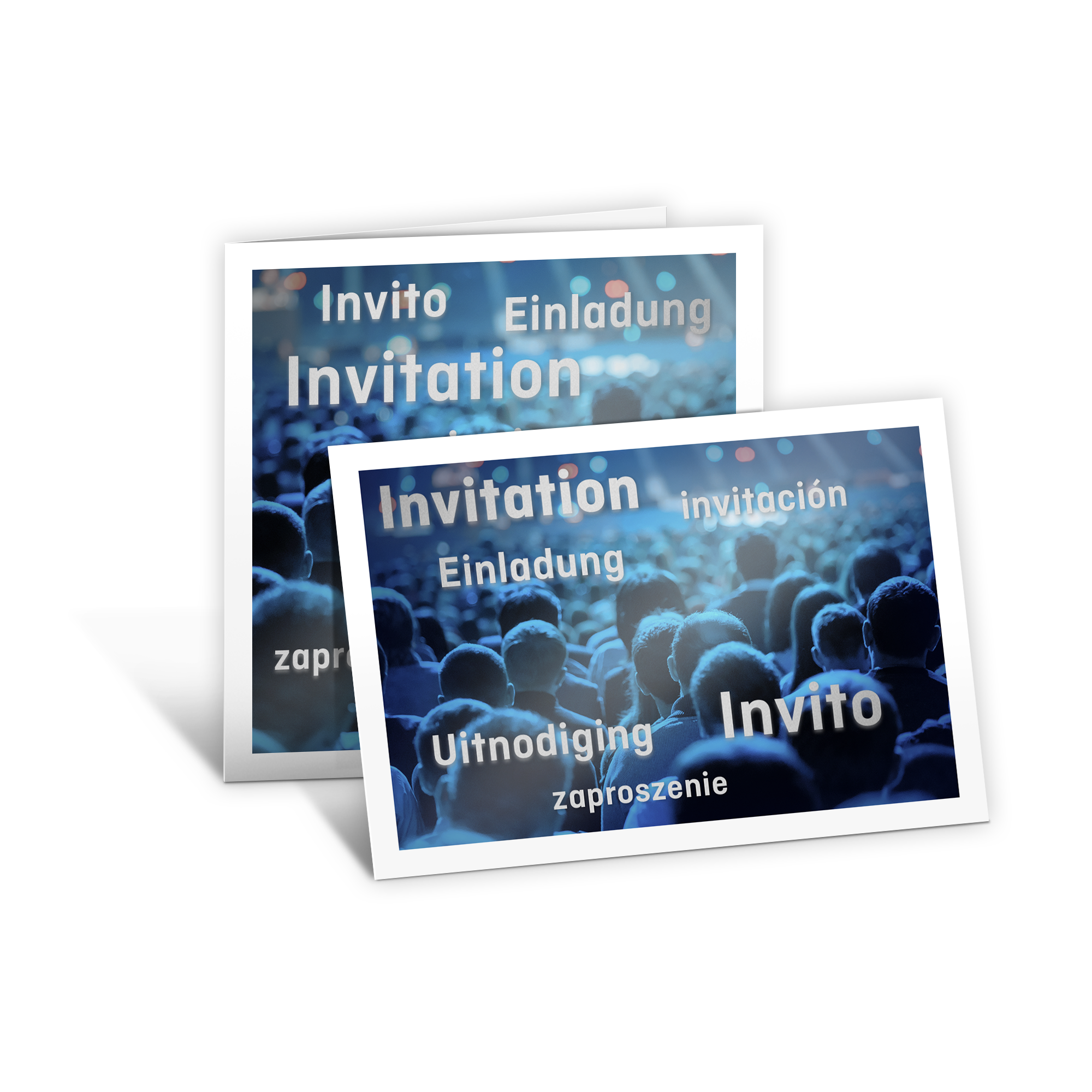 Immagine Biglietti di invito con colori d'effetto