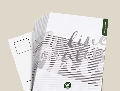 Cartoline con finitura parziale
