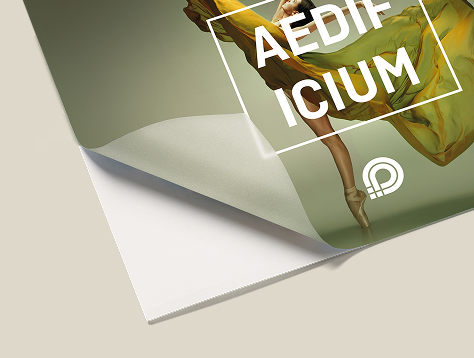 Adesivi pubblicitari trasparenti