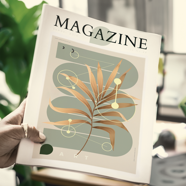 Immagine Rivista con accenti brillanti