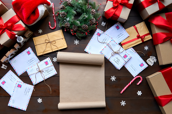 Immagine Modelli di biglietti di Natale per la tua posta di Natale