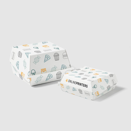 Confezioni per hamburger, 11,7 x 11,8 x 8,0 cm 1