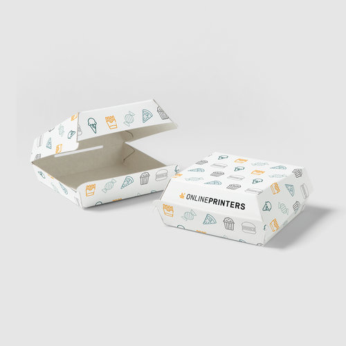 Confezioni per hamburger, 11,7 x 11,8 x 8,0 cm 1