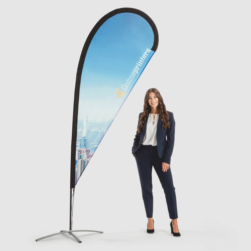 Dropflag, solo stampa, 80,0 x 256,0 cm 1
