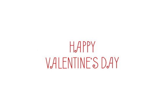 L'immagine mostra le parole "Buon San Valentino" in un vivace testo rosso su uno sfondo bianco, che ricorda il classico Valentinstag Vorlagen.