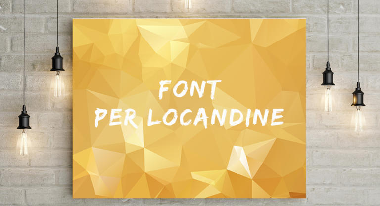 Font per locandine dal forte impatto visivo