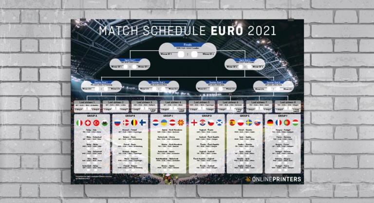 EURO 2021: modelli di tabelloni per le proprie iniziative promozionali