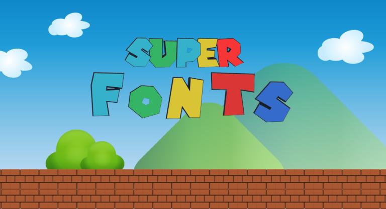 Utilizzare il font di Super Mario